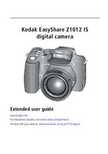 Kodak EasyShare Z 1012 IS manual. Camera Instructions.